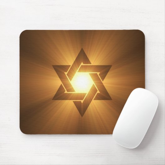 Ster van David Mousepad Muismat (Met muis)
