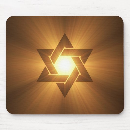 Ster van David Mousepad Muismat (Voorkant)