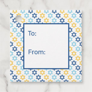 Ster van David naar Van Bedankjes Labels