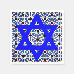 Ster van David Paper Napkins Servet