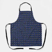 Ster van David Pattern Apron Schort (Voorkant)