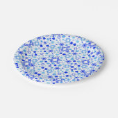 Ster van David Pattern Hanukkah Passover Papieren Bordje (Gekanteld)