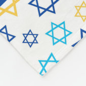Ster van David Personalized Fleece Blanket Deken (Hoek)