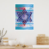 Ster van David Poster (Keuken)