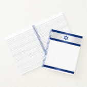 Ster van David Right Side Writing Hebrew Notitieboek (Binnen)