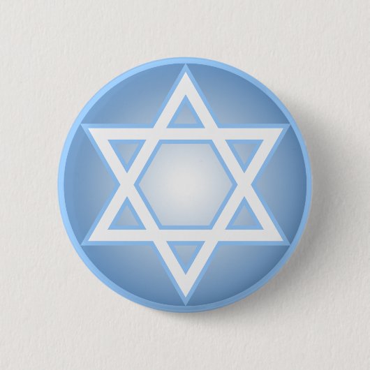 Ster van David Ronde Button 5,7 Cm (Voorkant)
