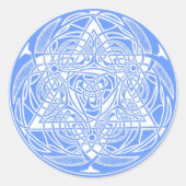  ster van David Ronde Sticker (Voorkant)