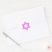Ster van David Ronde Sticker (Envelop)