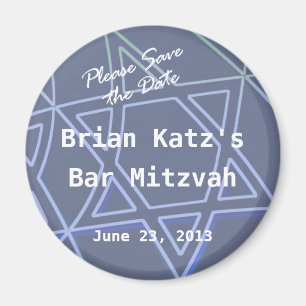 Ster van David Round Magnet Magneet