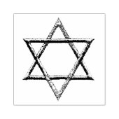 Ster van David Rubberstempel (Afrduk)
