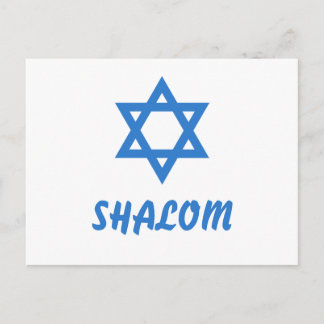 Ster van David, SHALOM Briefkaart