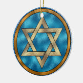 Ster van David Shalom - SRF Keramisch Ornament (Links)