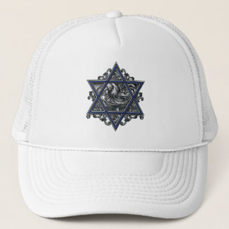 Ster van David Silver Trucker Pet
