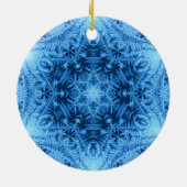 Ster van David Snowflake Ornament (Achterkant)
