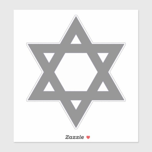 Ster van David Sticker (Vel)