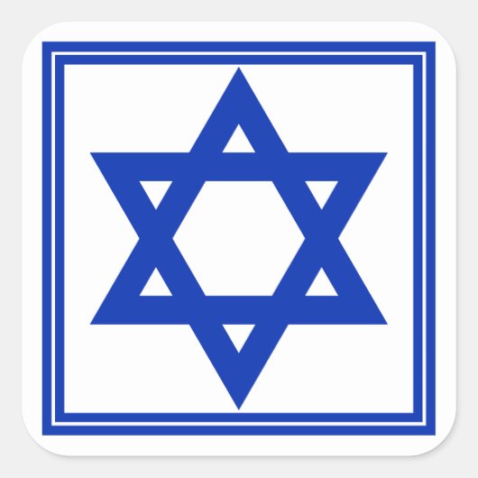 Ster van David Sticker (Voorkant)