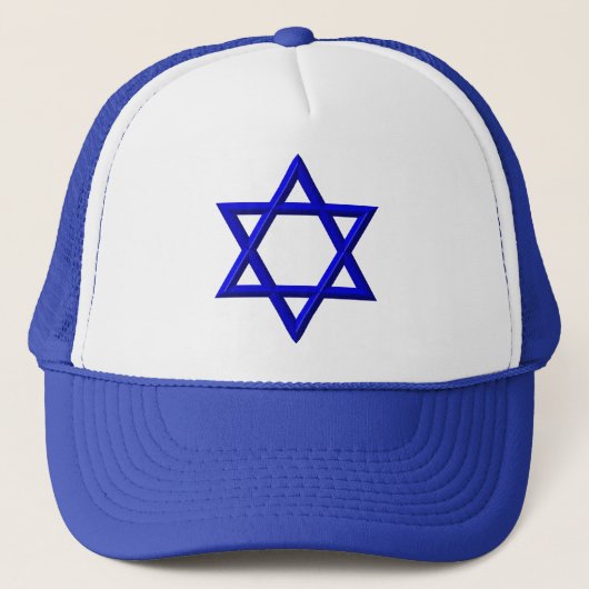 Ster van David Trucker Pet (Voorkant)