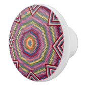 Ster van de Bethlehem-quilt Keramische Knop (Rechts)