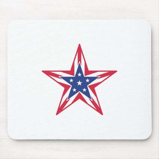 Ster van de vrijheid muismat (Voorkant)