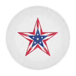 Ster van de vrijheid snijplank