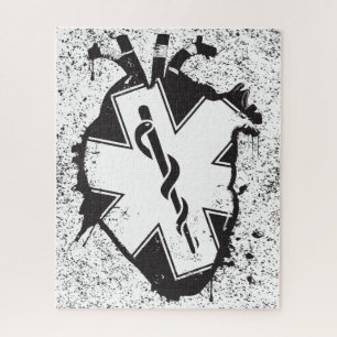 ster van het leven anatomisch hart legpuzzel