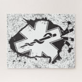 ster van het leven anatomisch hart legpuzzel (Horizontaal)