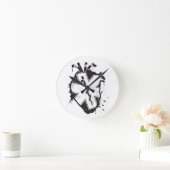 ster van het leven anatomisch hart ronde klok (Huis)