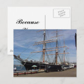 Ster van India in het Maritiem Museum van San Dieg Briefkaart (Voorkant / Achterkant)