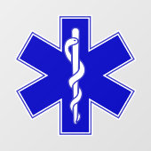 Ster van leven raamsticker (Vel)