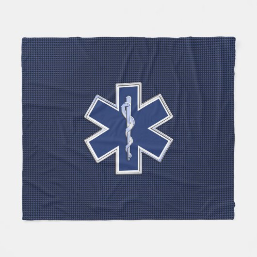 Ster van levensstijl Paramedische koolstofvezel Fleece Deken (Voorkant (Horizontaal))