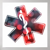 ster van life bokeh poster (Voorkant)