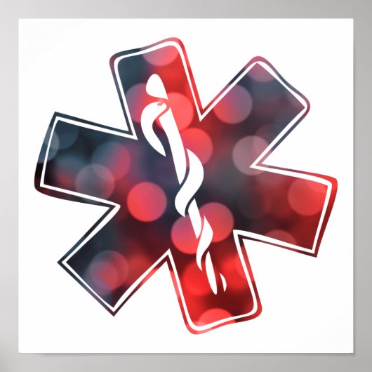 ster van life bokeh poster (Voorkant)