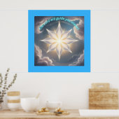 Ster van rust: een baken van hoop poster (Keuken)