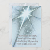 Ster van Wonder Feestdagenkaart (Voorkant / Achterkant)