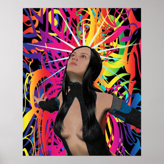 Ster Vlinder Poster (Voorkant)