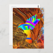 Ster Vogel Ansichtkaart Briefkaart (Voorkant / Achterkant)