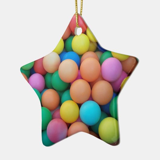 Ster voor kerstboom keramisch ornament (Links)