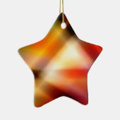 Ster voor kerstboom keramisch ornament (Rechts)