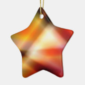 Ster voor kerstboom keramisch ornament (Links)