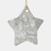 Ster-vormfotoversiering | afbeelding afbeelding to keramisch ornament (Rechts)