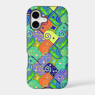 Steren en kronkels geometrisch patroon