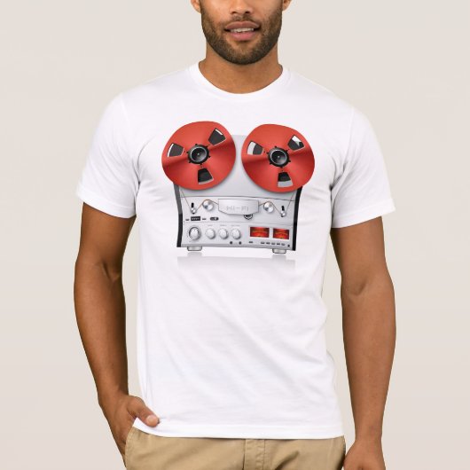 Stereo Mannen T-Shirt (Voorkant)