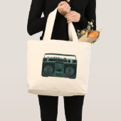 stereo-omhulling grote tote bag (Voorkant (product))