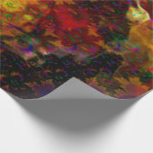 Stereo Trippin Psychedelic Abstract Cadeaupapier (Hoek)