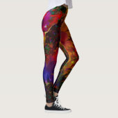 Stereo Trippin Psychedelic Abstract Leggings (Rechts)