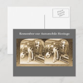 stereobeeld - Ons automatisch erfgoed Briefkaart (Voorkant / Achterkant)