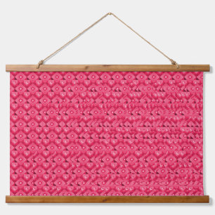 Stereogram 3D Hart Handen rood ontwerp hangend kun Wandkleed