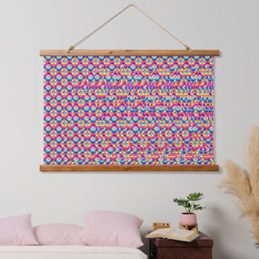 Stereogram 3d Heart Hands design hanging art Hangend Wandkleed (Slaapkamer)