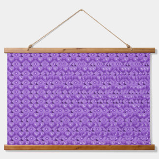 Stereogram 3d Heart Hands purple design art Hangend Wandkleed