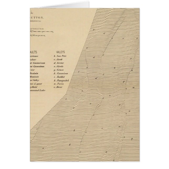 Stereogram van de waterverplaatsing Utah (Voorkant)